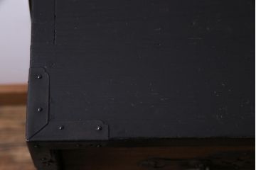 アンティーク家具　和製アンティーク　コントラストが味わい深い松本衣装箪笥(時代箪笥、和タンス)