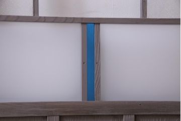 ペイント建具　すりガラス・ダイヤガラス・色ガラス　落ち着いた淡い色味が取り入れやすいガラス戸2枚セット(引き戸)