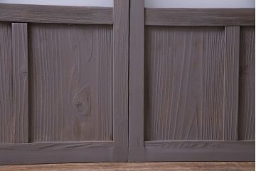 ペイント建具　すりガラス・ダイヤガラス・色ガラス　落ち着いた淡い色味が取り入れやすいガラス戸2枚セット(引き戸)