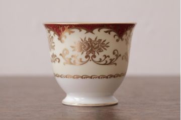 ノリタケ(Noritake、則武、日陶)　マルキ印　エレガントなデザインが魅力のカップ&ソーサー2客セット