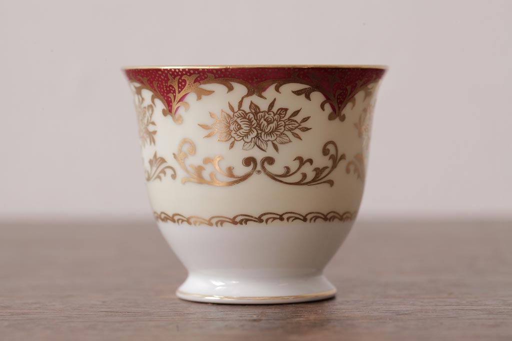 ノリタケ(Noritake、則武、日陶)　マルキ印　エレガントなデザインが魅力のカップ&ソーサー2客セット(1)