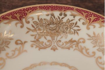 ノリタケ(Noritake、則武、日陶)　マルキ印　エレガントなデザインが魅力のカップ&ソーサー2客セット(1)