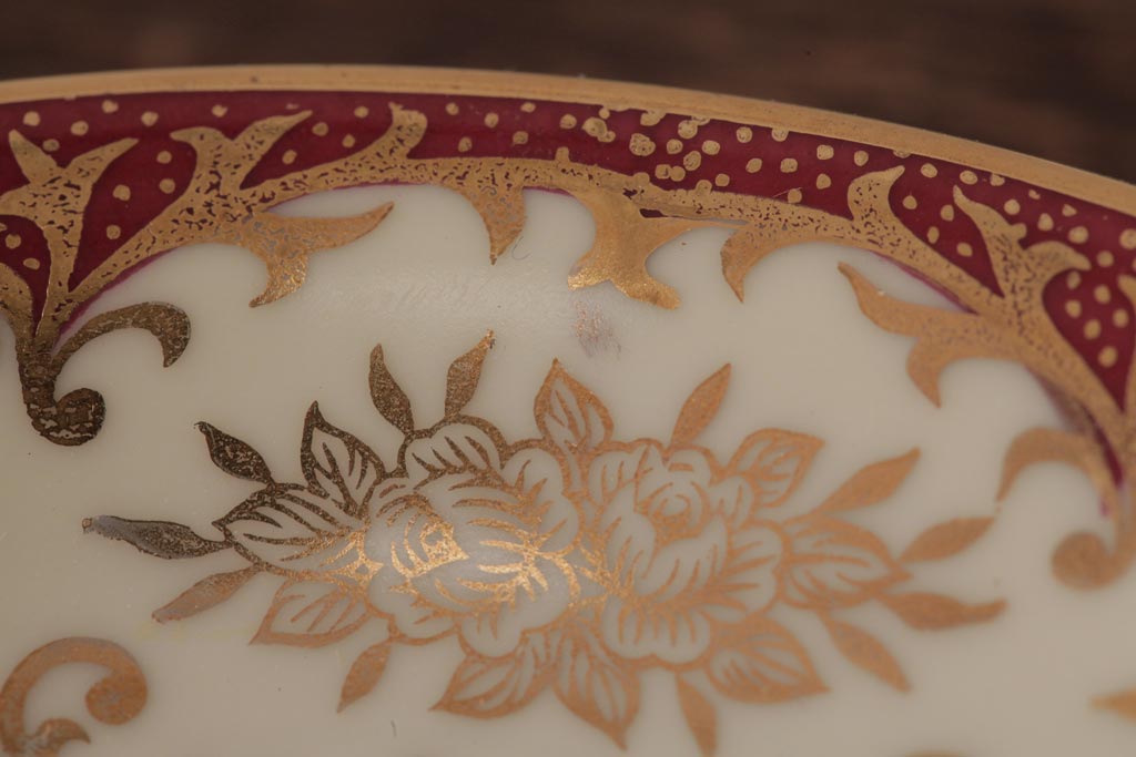 ノリタケ(Noritake、則武、日陶)　マルキ印　エレガントなデザインが魅力のカップ&ソーサー2客セット(1)