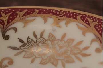 ノリタケ(Noritake、則武、日陶)　マルキ印　エレガントなデザインが魅力のカップ&ソーサー2客セット(1)