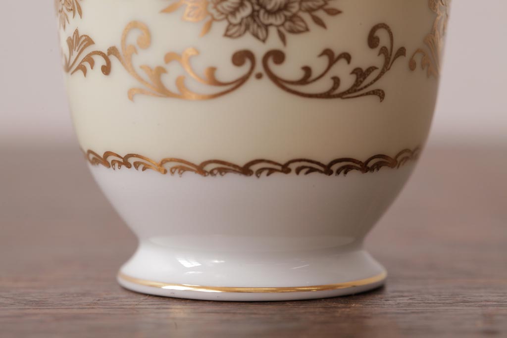 ノリタケ(Noritake、則武、日陶)　マルキ印　エレガントなデザインが魅力のカップ&ソーサー2客セット(2)