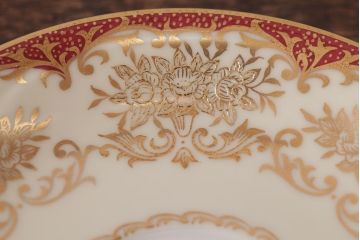 ノリタケ(Noritake、則武、日陶)　マルキ印　エレガントなデザインが魅力のカップ&ソーサー2客セット(2)