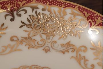 ノリタケ(Noritake、則武、日陶)　マルキ印　エレガントなデザインが魅力のカップ&ソーサー2客セット(2)