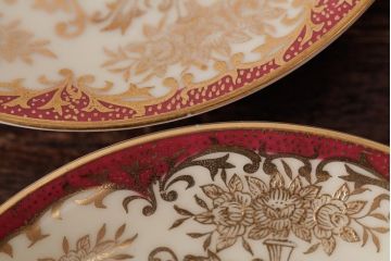 ノリタケ(Noritake、則武、日陶)　マルキ印　エレガントなデザインが魅力のカップ&ソーサー2客セット(2)