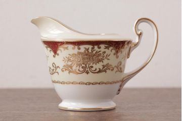 ノリタケ(Noritake、則武、日陶)　海外(英国)輸出品　マルキ印　シュガーポット・ミルクポット(シュガーボウル、洋食器)