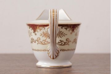 ノリタケ(Noritake、則武、日陶)　海外(英国)輸出品　マルキ印　シュガーポット・ミルクポット(シュガーボウル、洋食器)