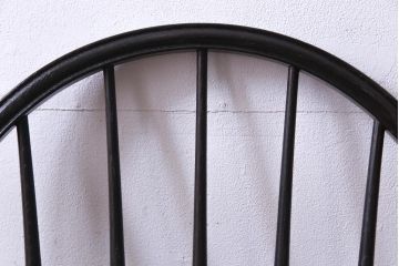 ビンテージ　中古　松本民芸家具　ループバック　和洋折衷のデザインがお洒落なダイニングチェア(定価約12万円)(椅子、板座チェア)