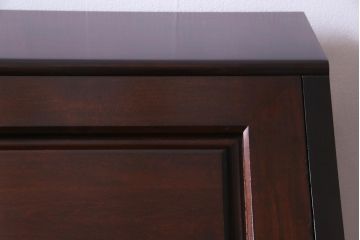 中古　松本民芸家具　H型　ボールフットが特徴的なライティングビューロー(ワークデスク、在宅ワーク、在宅用、チェスト)