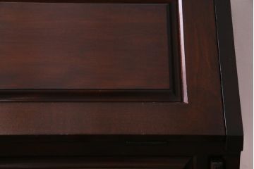 中古　松本民芸家具　H型　ボールフットが特徴的なライティングビューロー(ワークデスク、在宅ワーク、在宅用、チェスト)