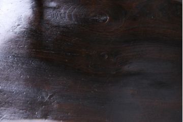 アンティーク家具　イギリスアンティーク　ニレ材　カントリースタイルに馴染むホイールバックのアームチェア(板座チェア)