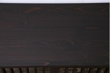 ラフジュ工房オリジナル　リメイク　アンティークの古い建具が味わい深いローボード(ガラス戸棚、収納棚)