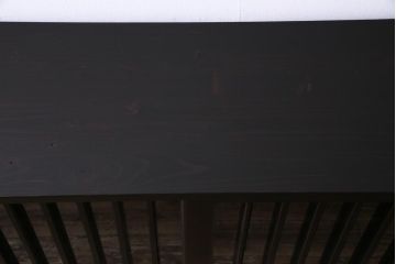 ラフジュ工房オリジナル　建具欅材　アンティークの古い建具を使ったリメイクサイドボード(ガラス戸棚、収納棚)