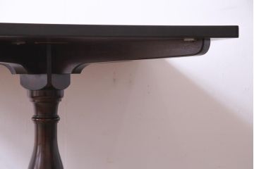 中古　松本民芸家具　特注品　2人掛け用ダイニングテーブル(食卓)(1)