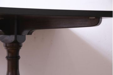 中古　松本民芸家具　特注品　2人掛け用ダイニングテーブル(食卓)(2)