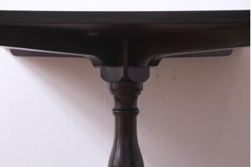 中古　松本民芸家具　特注品　2人掛け用ダイニングテーブル(食卓)(3)