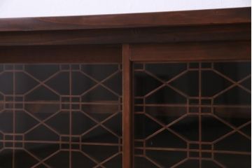 ラフジュ工房オリジナル　古建具リメイク　組子が和モダンな雰囲気醸し出すローボード(、テレビ台、テレビボード、収納棚、戸棚)