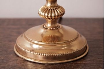 フランスビンテージ　フリンジ飾りがおしゃれなスタンドライト(テーブルランプ)