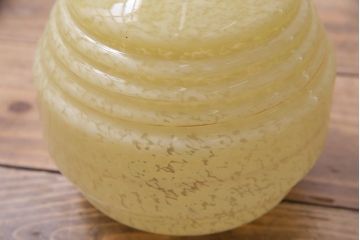 イギリスビンテージ　淡い色味とマーブルガラスがおしゃれなペンダントライト(天井照明)