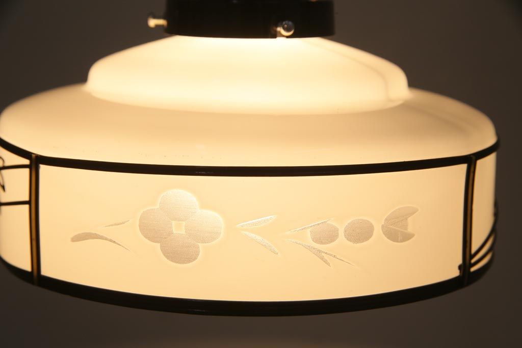 昭和レトロ　日本風情が感じられるペンダントライト(天井照明)