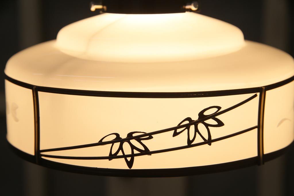 昭和レトロ　日本風情が感じられるペンダントライト(天井照明)