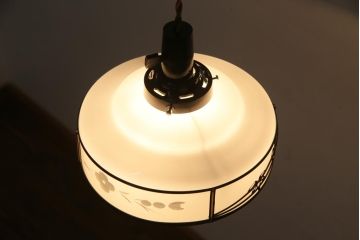 昭和レトロ　日本風情が感じられるペンダントライト(天井照明)