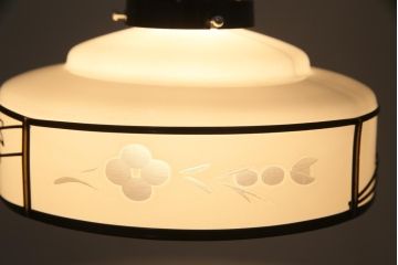 昭和レトロ　日本風情が感じられるペンダントライト(天井照明)