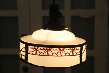 昭和レトロ　和の雰囲気が引き立つペンダントライト(天井照明)