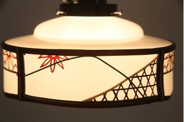 昭和レトロ　和の雰囲気が引き立つペンダントライト(天井照明)