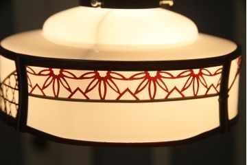 昭和レトロ　和の雰囲気が引き立つペンダントライト(天井照明)