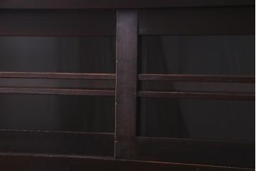 アンティーク家具　和製アンティーク　明治期　深い色味や風合いが味わい深い五尺水屋箪笥(時代箪笥、重ね箪笥、収納棚)