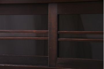 アンティーク家具　和製アンティーク　明治期　深い色味や風合いが味わい深い五尺水屋箪笥(時代箪笥、重ね箪笥、収納棚)