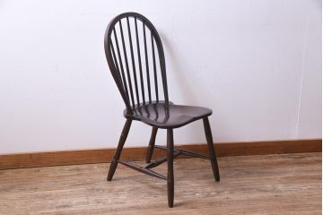 中古　松本民芸家具　ビンテージ　#72型・リーチチェア(ダイニングチェア、椅子)(1)