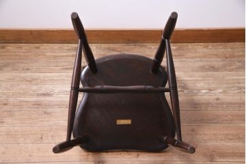 中古　松本民芸家具　ビンテージ　#72型・リーチチェア(ダイニングチェア、椅子)(1)