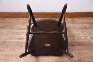 中古　松本民芸家具　ビンテージ　#72型・リーチチェア(ダイニングチェア、椅子)(2)