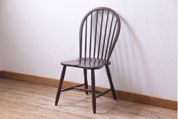 中古　松本民芸家具　ビンテージ　#72型・リーチチェア(ダイニングチェア、椅子)(2)