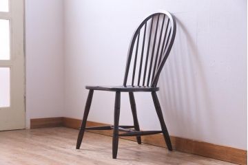 中古　松本民芸家具　ビンテージ　#72型・リーチチェア(ダイニングチェア、椅子)(2)