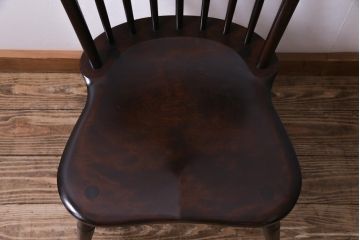 中古　松本民芸家具　ビンテージ　#72型・リーチチェア(ダイニングチェア、椅子)(2)