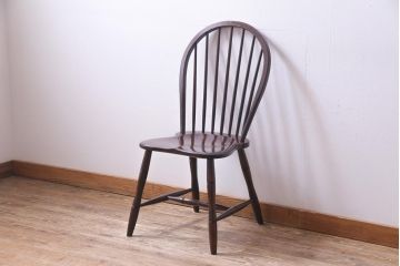 中古　松本民芸家具　ビンテージ　#72型・リーチチェア(ダイニングチェア、椅子)(3)