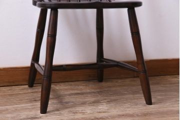 中古　松本民芸家具　ビンテージ　#72型・リーチチェア(ダイニングチェア、椅子)(3)