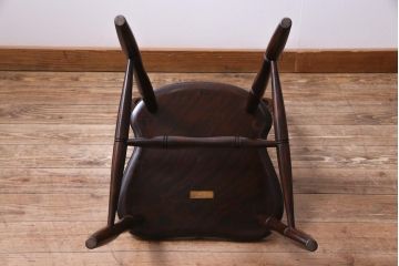 中古　松本民芸家具　ビンテージ　#72型・リーチチェア(ダイニングチェア、椅子)(3)