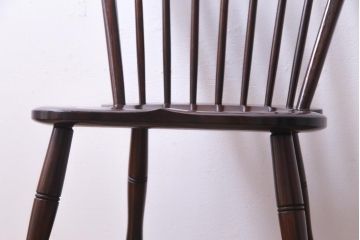 中古　松本民芸家具　ビンテージ　飽きのこないデザインが魅力の#72型・リーチチェア(ダイニングチェア、椅子)