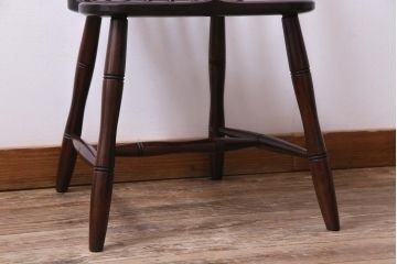 中古　松本民芸家具　ビンテージ　飽きのこないデザインが魅力の#72型・リーチチェア(ダイニングチェア、椅子)