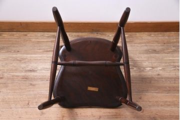 中古　松本民芸家具　ビンテージ　飽きのこないデザインが魅力の#72型・リーチチェア(ダイニングチェア、椅子)