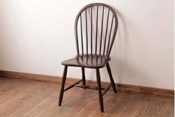中古　松本民芸家具　ビンテージ　飽きのこないデザインが魅力の#72型・リーチチェア(ダイニングチェア、椅子)(1)