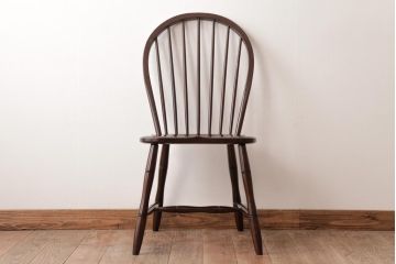 中古　松本民芸家具　ビンテージ　飽きのこないデザインが魅力の#72型・リーチチェア(ダイニングチェア、椅子)(1)