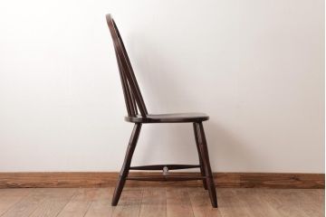 中古　松本民芸家具　ビンテージ　飽きのこないデザインが魅力の#72型・リーチチェア(ダイニングチェア、椅子)(1)